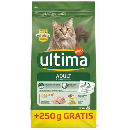 ALIMENTO GATOS ADULTO POLLO ARROZ 1.5 KG ULTIMA 