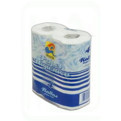 PAPEL HIGIENICO 2 CAPAS PACK-4 ROLLOS