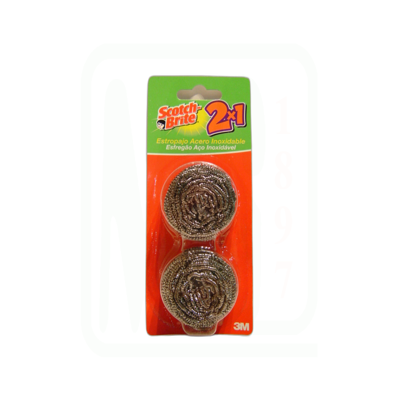 ESTROPAJO METALICO 2+1 