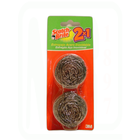 ESTROPAJO METALICO 2+1 