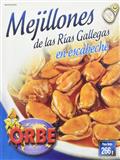 MEJILLONES ESCABECHE ORIGEN ESPAÑA TALLA S 160 GR 