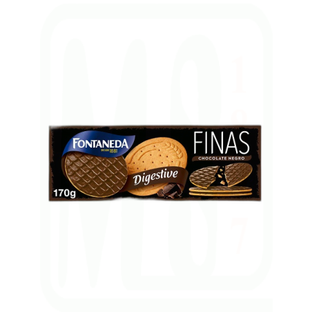 GALLETAS DIGESTIV CHOCOLATE/NEGRO 170GR 