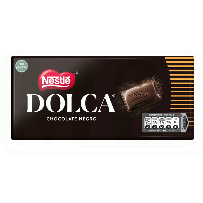 CHOCOLATE DOLCA NEGRO 100 GR