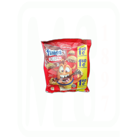GALLETAS FLAKES BOMBAZO 120 GR