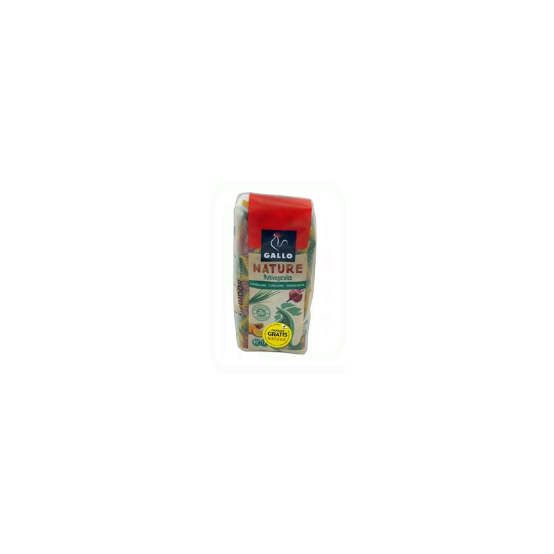 PASTA NATURE ESPIRALES VEGETALES 400 GR
