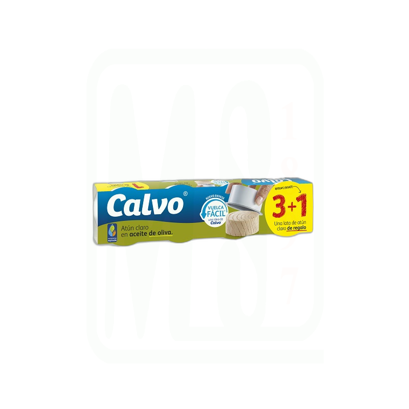 ATUN CLARO OLIVA VACIA FACIL PACK-4 X 52 GR