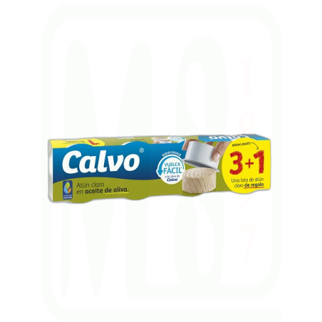 ATUN CLARO OLIVA VACIA FACIL PACK-4 X 52 GR