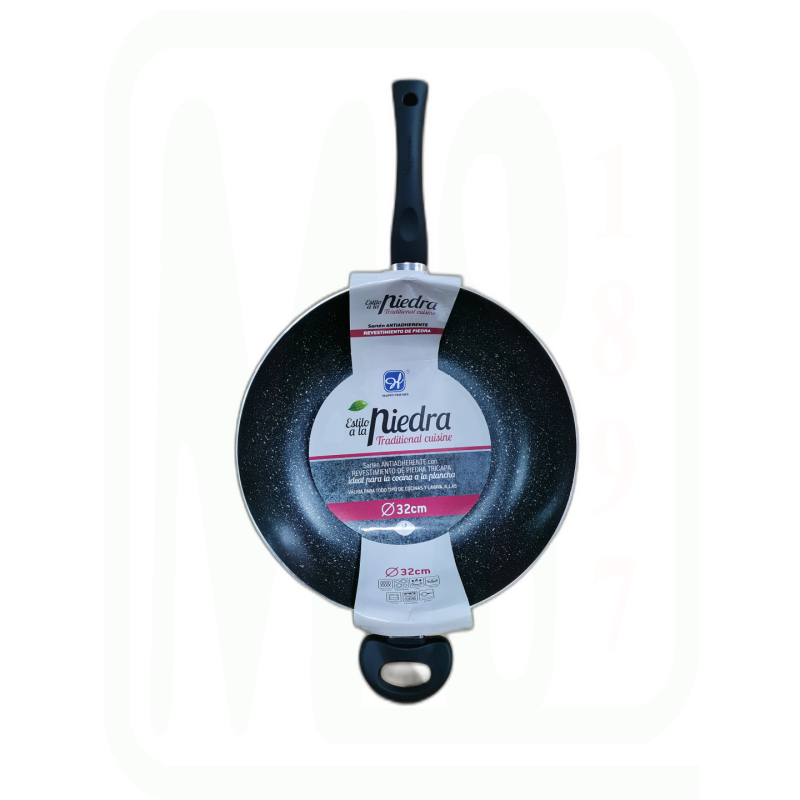 SARTEN HONDA INDUCCION PIEDRA 32 CM