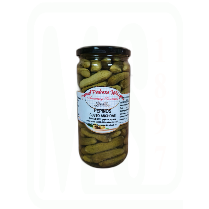 PEPINILLOS VINAGRE TARRO 375 GR
