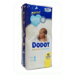 PAÑAL TALLA 1  58/U RECIEN NACIDO SENSITIV