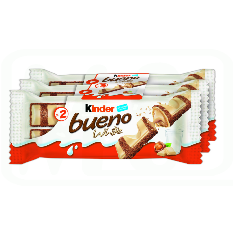 KINDER BUENO WHITE PACK-3 X 43 GR