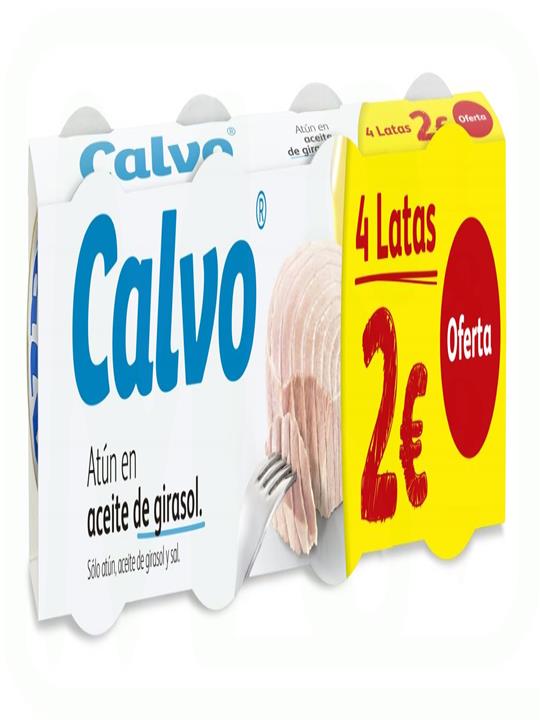 ATUN LISTADO ACEITE GIRASOL PACK-3 +1 X 52 GR
