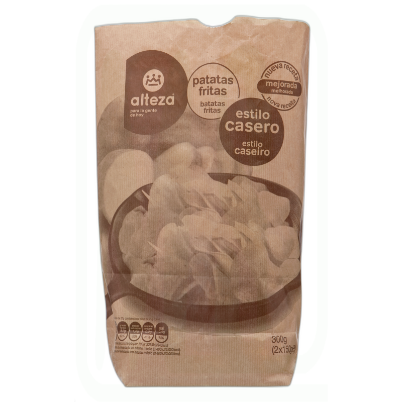 PATATAS CASERAS FRITAS PACK-2 X 150 GR