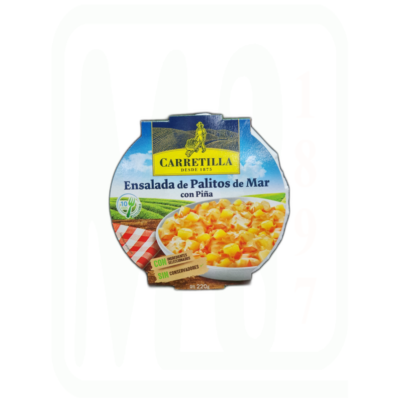 ENSALADA PALITOS DE MAR CON PIÑA 220 GR