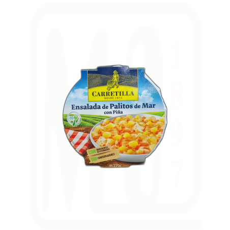 ENSALADA PALITOS DE MAR CON PIÑA 220 GR
