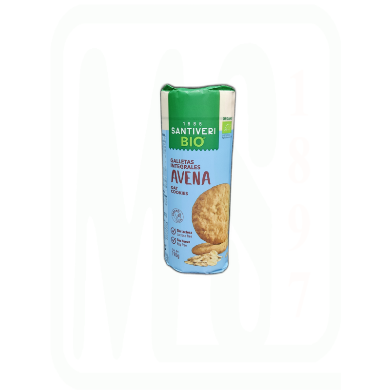 GALLETAS INTEGRALES AVENA BIO 190 GR