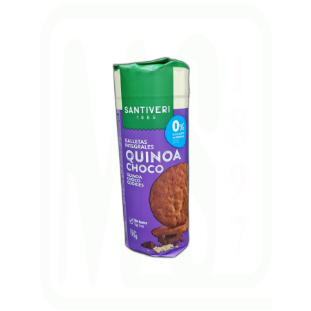 GALLETAS INTEGRALES QUINOA CHOCOLATE 0% 175 GR