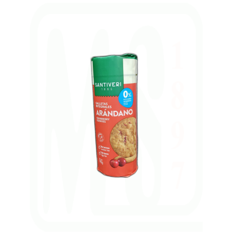 GALLETAS INTEGRALES ARANDANOS 0% 190 GR
