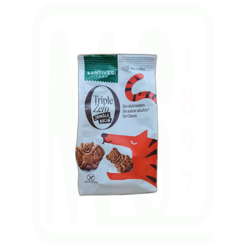 GALLETAS JUNGLA CACAO TRIPLE ZERO 120 GR