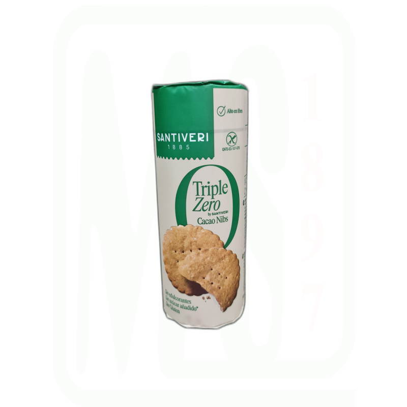 GALLETAS NIBS CACAO TRIPLE ZERO 210 GR