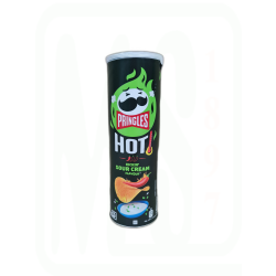 PATATAS HOT KICKIN SOUR CREAM TUBO 160 GR