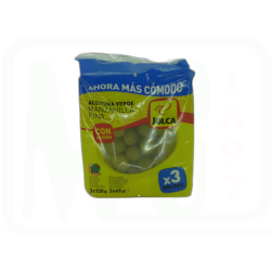 ACEITUNAS MANZANILLA BOLSA 3X50 GRAMOS 