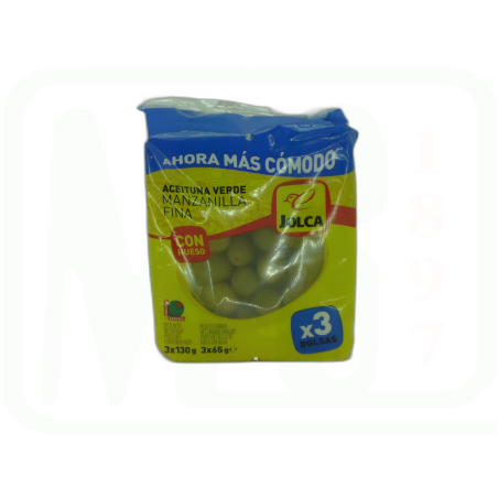 ACEITUNAS MANZANILLA BOLSA 3X50 GRAMOS 