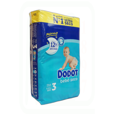 PAÑAL TALLA 3 7-11 KG PACK-66 UNIDADES