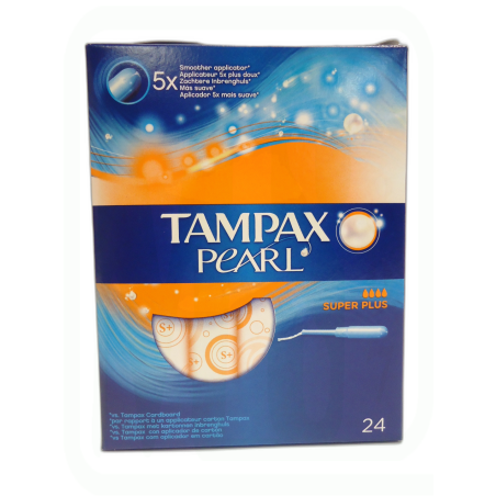 TAMPON PEARL SUPER PLUS PACK-24
