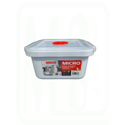 FIAMBRERA MICROONDAS CUADRADA 1 LITRO