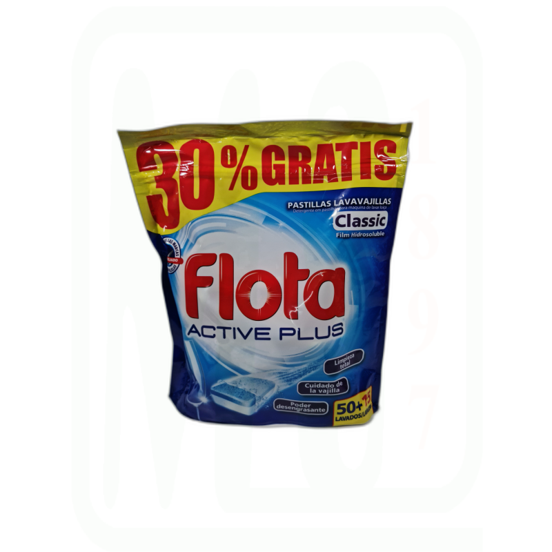 DETERGENTE LAVAVAJILLAS PACK-50 + 15 PASTILLAS