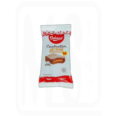 PASTELITOS CUADRADITOS MOKA PACK-4 136 GR