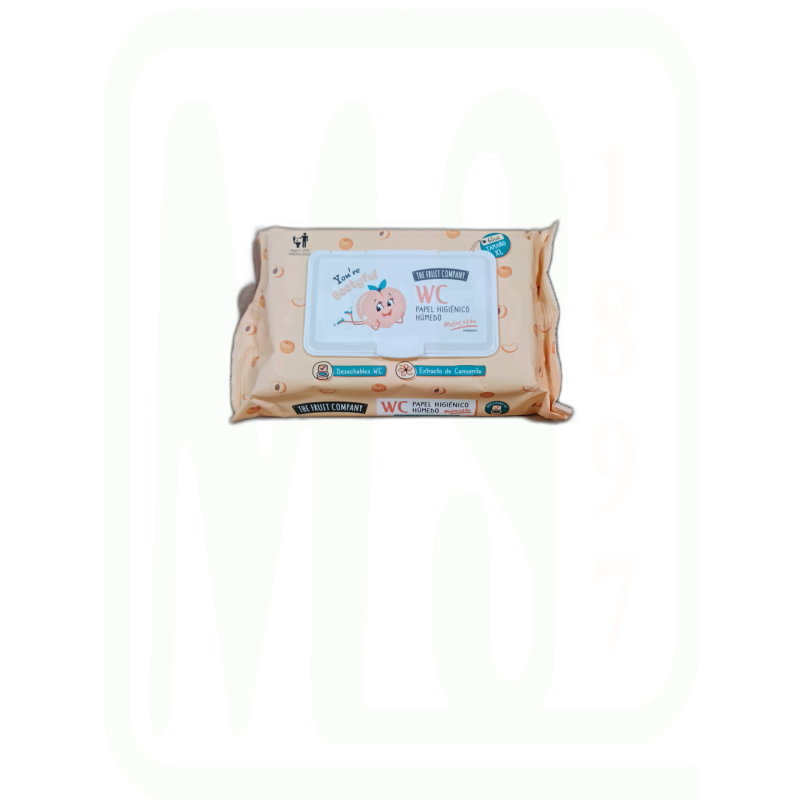 PAPEL HIGIENICO HUMEDO MELOCOTON PACK-60