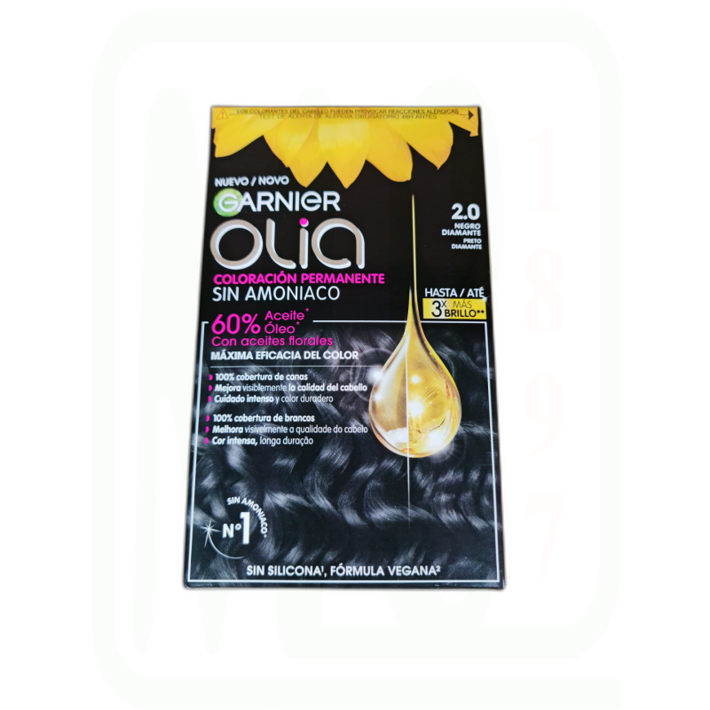 TINTE CAPILAR Nº 2 OLIA SIN AMONIACO