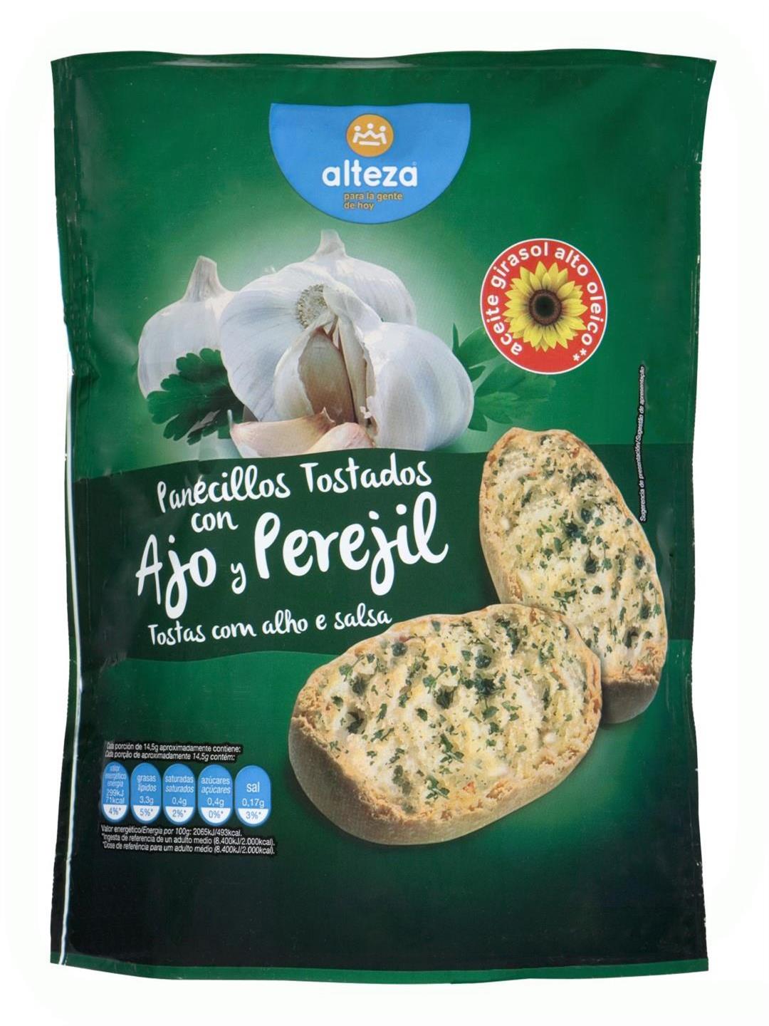 PAN TOSTADO AJO/PEREJIL 160 GR