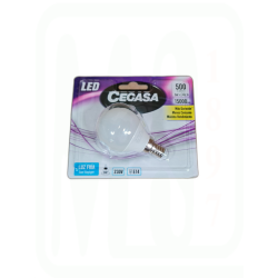 LAMPARA LED E-14  5.4W ESFERICA FRIA BLISTER 1U