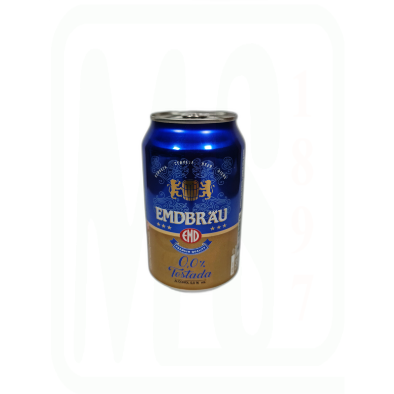 CERVEZA 0% TOSTADA LATA 330 ML