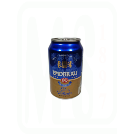 CERVEZA 0% TOSTADA LATA 330 ML