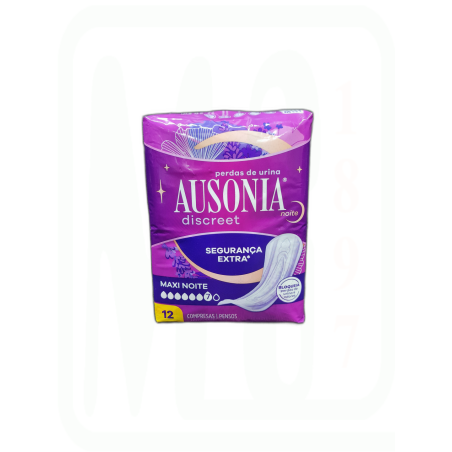 COMPRESA DISCRET MAXI NOCHE 12  UNIDADES
