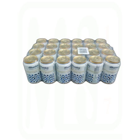 CERVEZA SIN ALCOHOL LATA CAJA 24 UNIDADES 330ML.