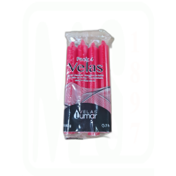 VELAS BLANCAS PACK-4UNIDADES 12/24