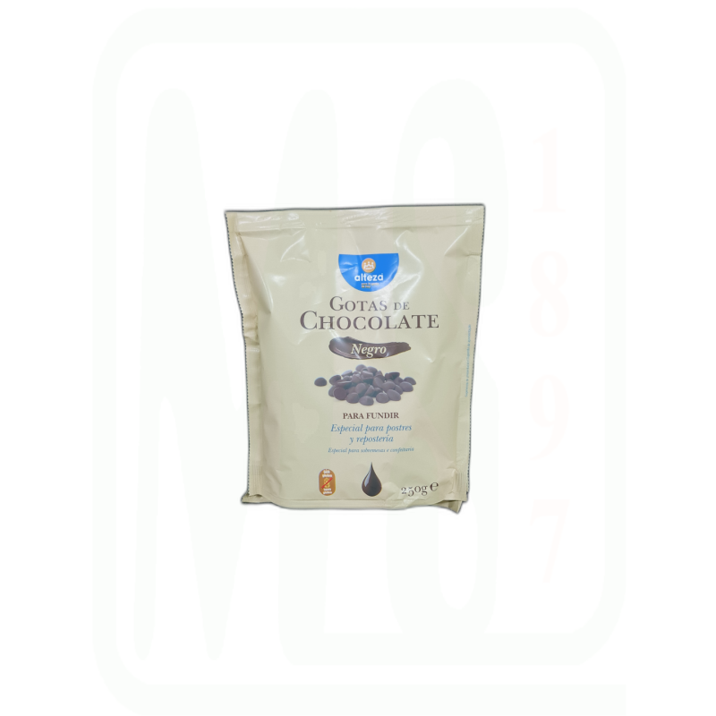 GOTAS CHOCOLATE NEGRO 250 GR