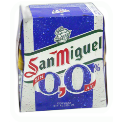 CERVEZA 0,0% SIN PACK-6 X 250 ML