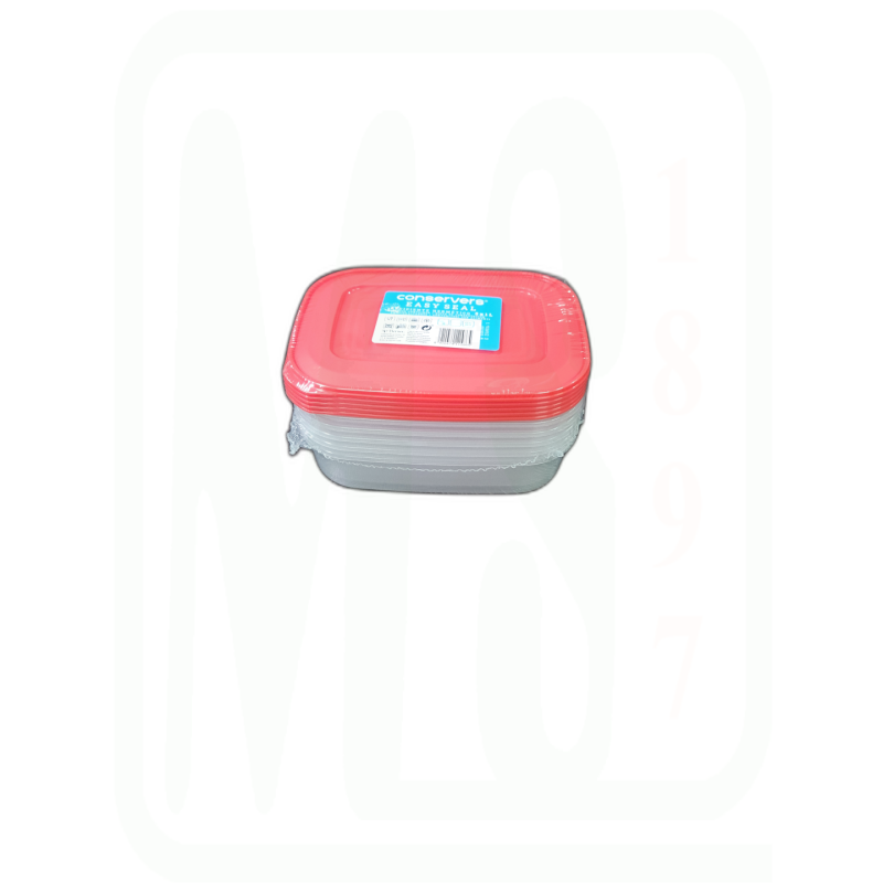 RECIPIENTE RECTANGULAR PACK-5