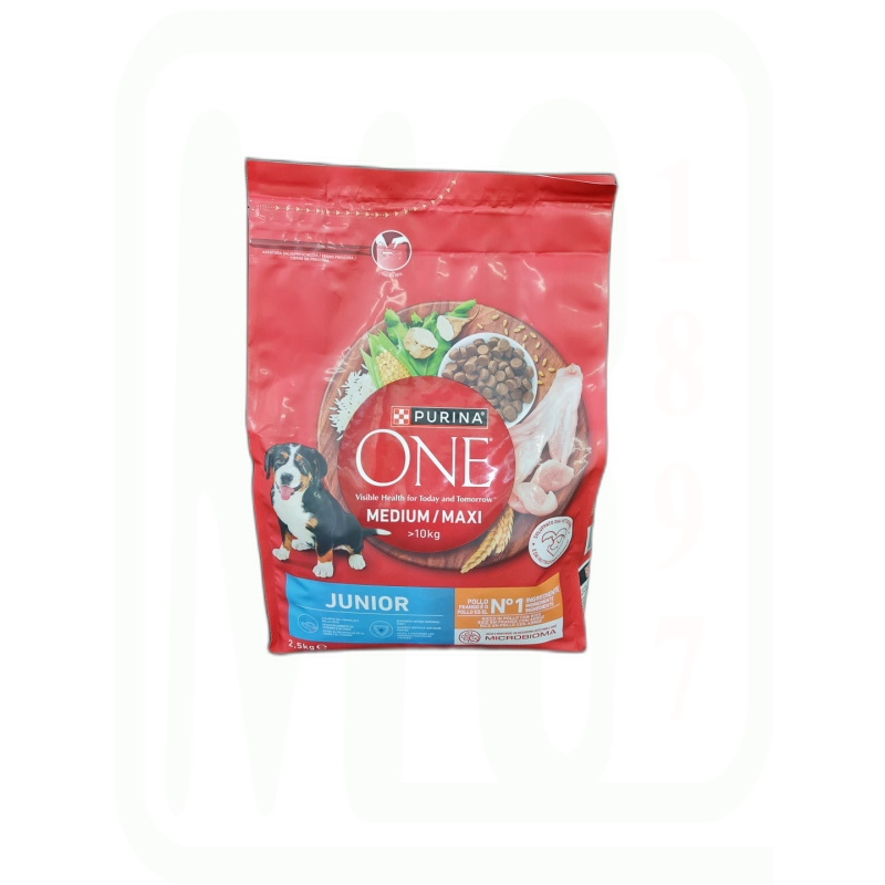 ALIMENTO PERROS ONE JUNIOR POLLO 2.5 KG