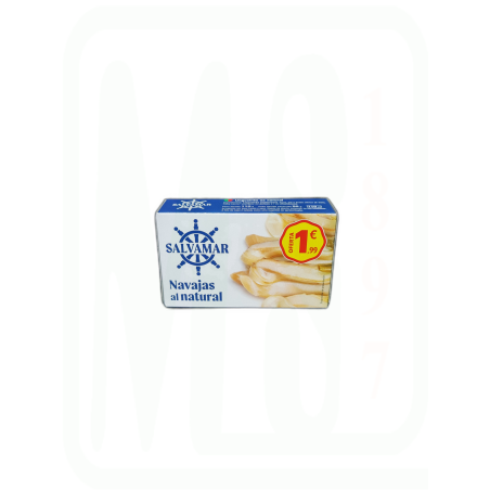 NAVAJAS AL NATURAL 110 GRAMOS