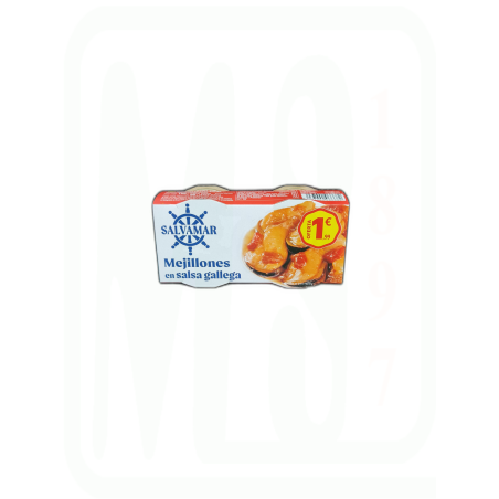 MEJILLONES A LA GALLEGA 2*85 GRAMOS