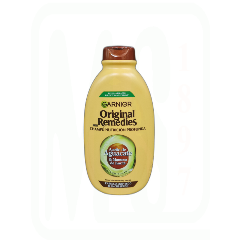 CHAMPU AGUACATE 400 ML ORIGINAL REMEDIES