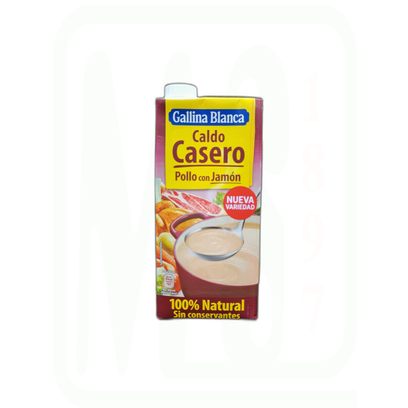 CALDO POLLO CON JAMON 1 LT