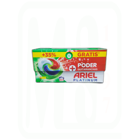 CAPSULAS LAVADORA QUITAMANCHAS PLATINUM PACK-19+7